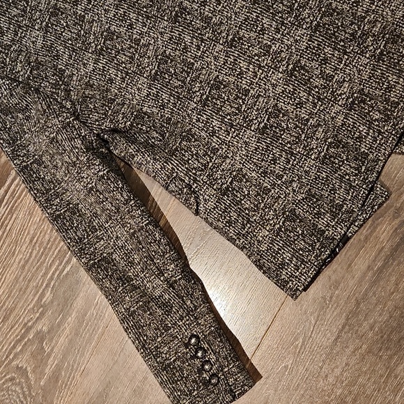 ❤️ NWOT! WHITE HOUSE BLACK MARKET KNIT PLAID STUDIO BLAZER JACKET, 4 - Picture 11 of 11